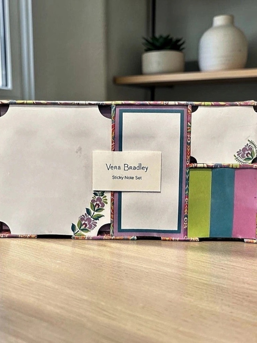 Vera Bradley Sticky Note Set Paisley in Paradise